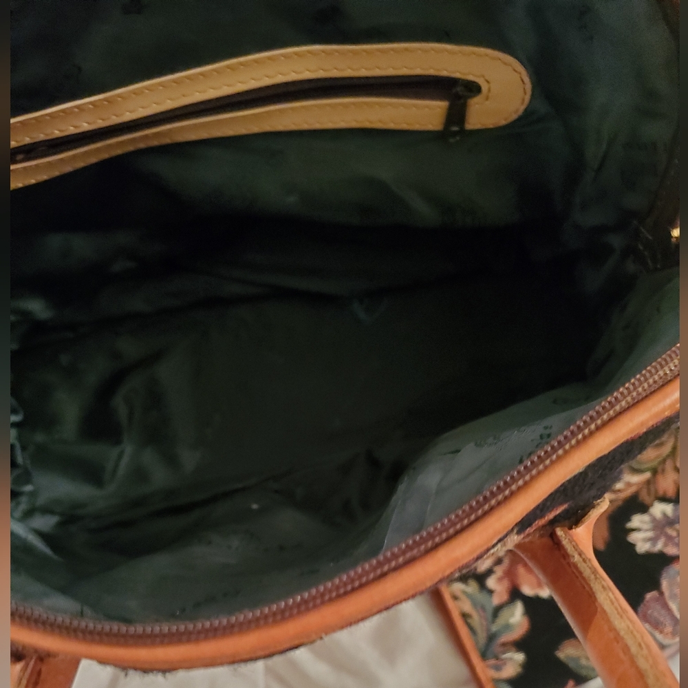 Vachetta Real Leather-Trimmed Tapestry Women's Bag Set - Picture 4 of 7